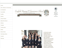 Tablet Screenshot of nanny-governess.com